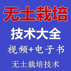 无土栽培视频教程蔬菜无土栽培教程原理无土种植栽培视频技术资料-黄师爷营销圈